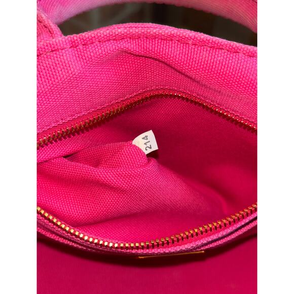 PRADA Pink Mini Canapa Tote - Picture 10 of 10